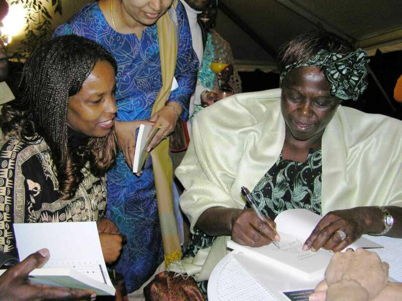 Waithera with Dr. Wangari